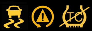 Stability Control/Traction Control System Warning, car warning symbols, dashboard warning lights, car safety indicators, car maintenance symbols